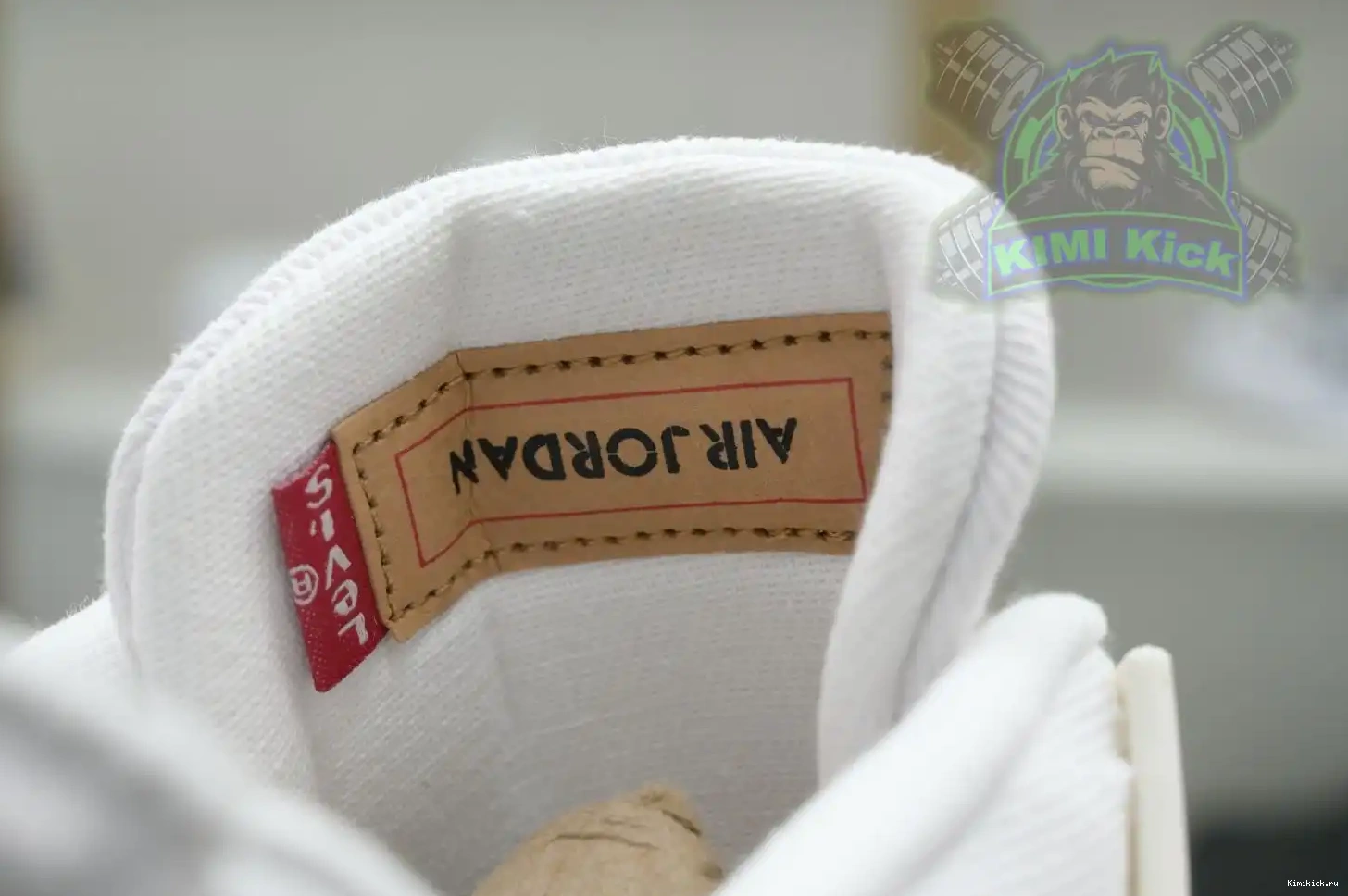 Jordan 4 (levis Kimikick Jordan white tag) Air levis 0326